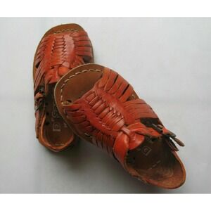 Genuine‎ D'Santy Huaraches childrens toddlers size 2 leather sandals